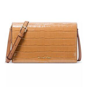 Michael Kors Jet Set Women's Medium Flap Embossed Leather Crossbody (MSRP $198)